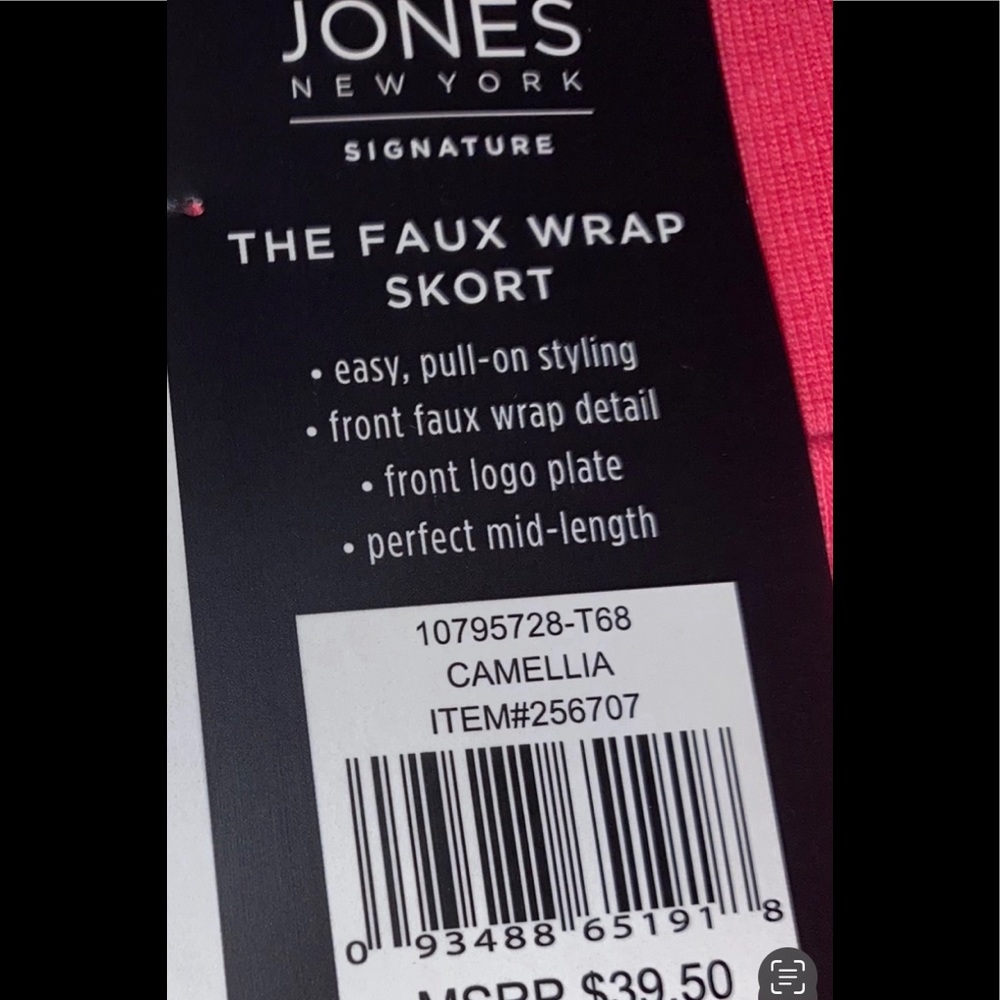 NWT JONES NEW YORK SKORT CAMELLIA | PINK - Picture 9 of 10